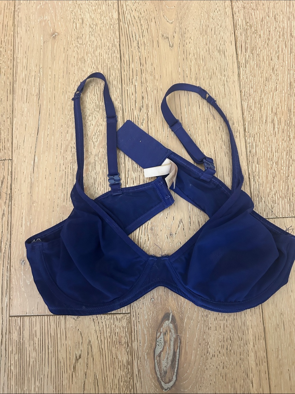 GAP Blue Underwire Bra with Adjustable Straps